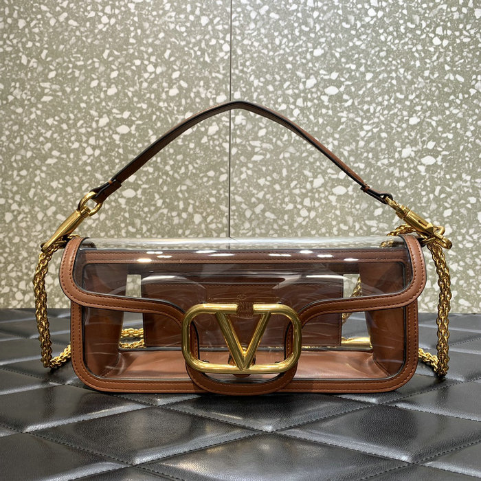 Valentino Garavani Loco shoulder bag Brown V6035