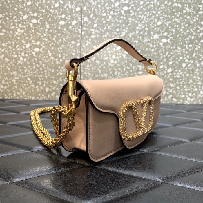 Valentino Garavani small Loco shoulder bag Beige V5031