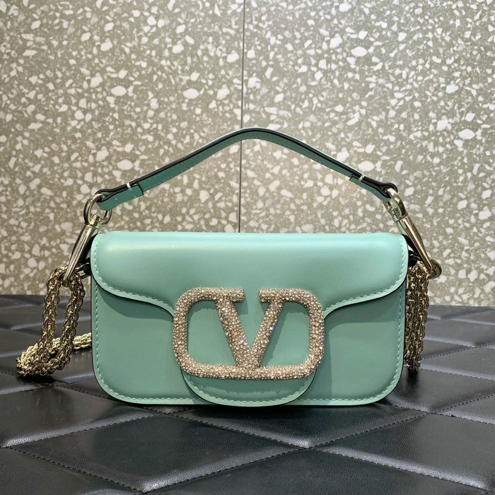 Valentino Garavani small Loco shoulder bag Green V5031