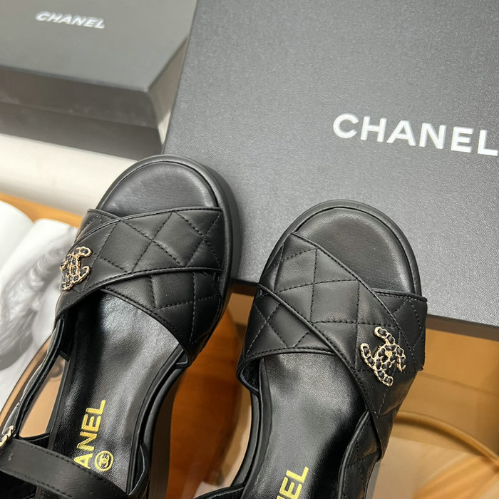 Chanel Wedge Sandals CS04042