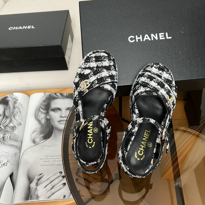 Chanel Wedge Sandals CS04043