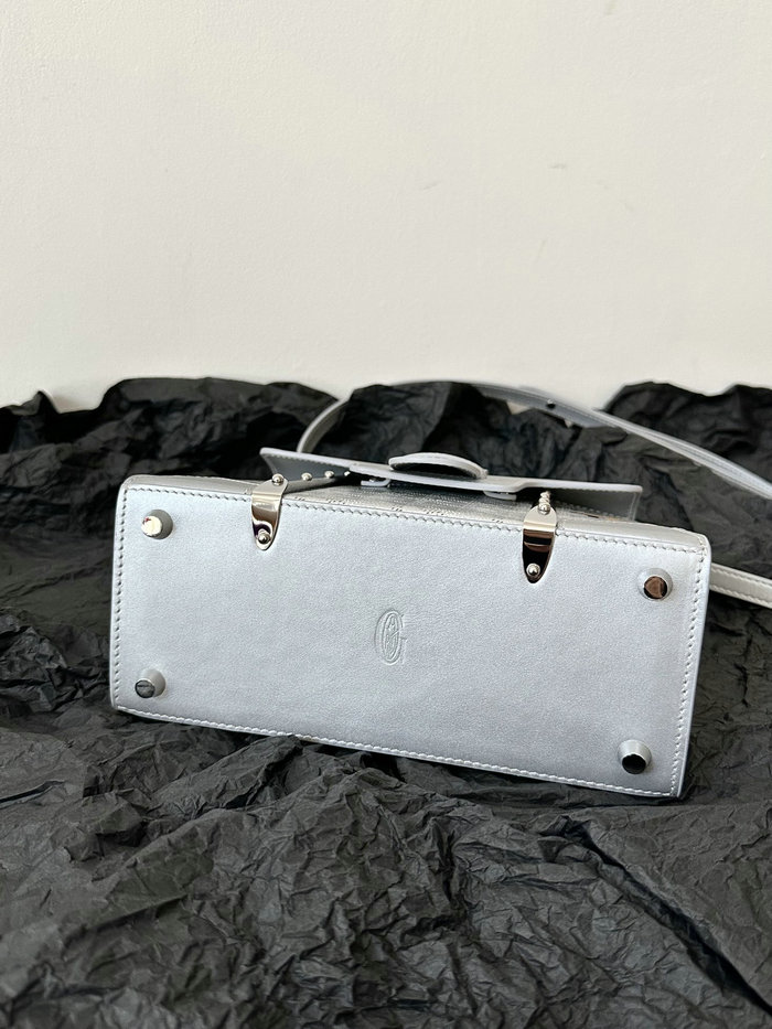 Goyard Saigon Structure Mini Bag Silver G6014