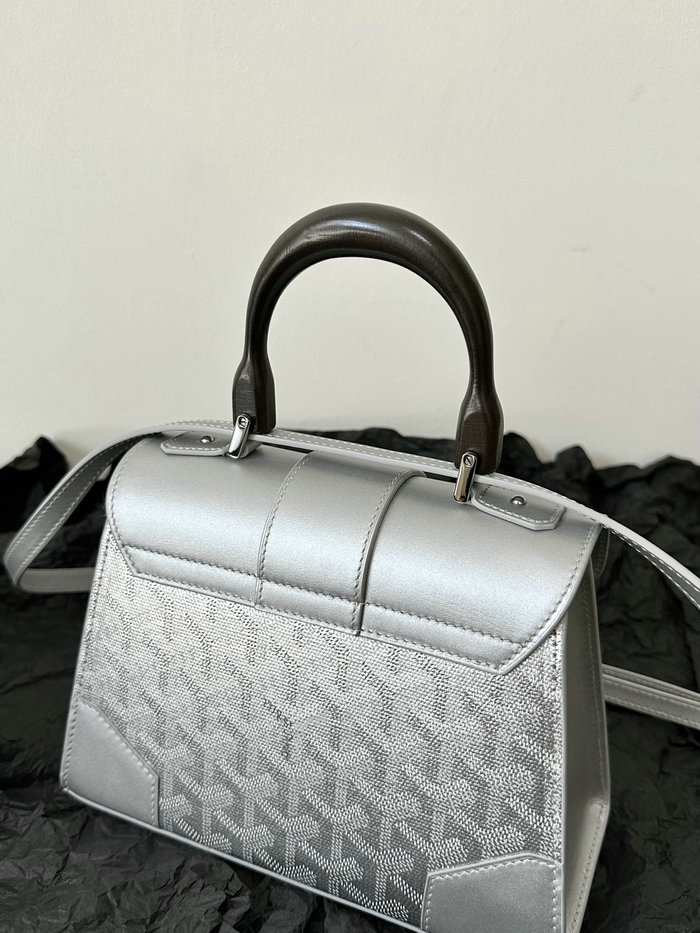 Goyard Saigon Structure Mini Bag Silver G6014