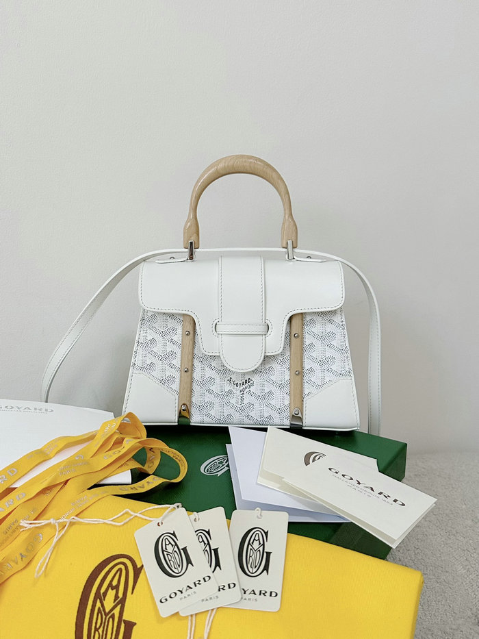 Goyard Saigon Structure Mini Bag White G6015