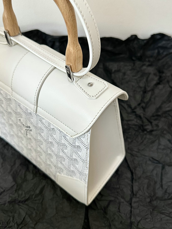 Goyard Saigon Structure Mini Bag White G6015