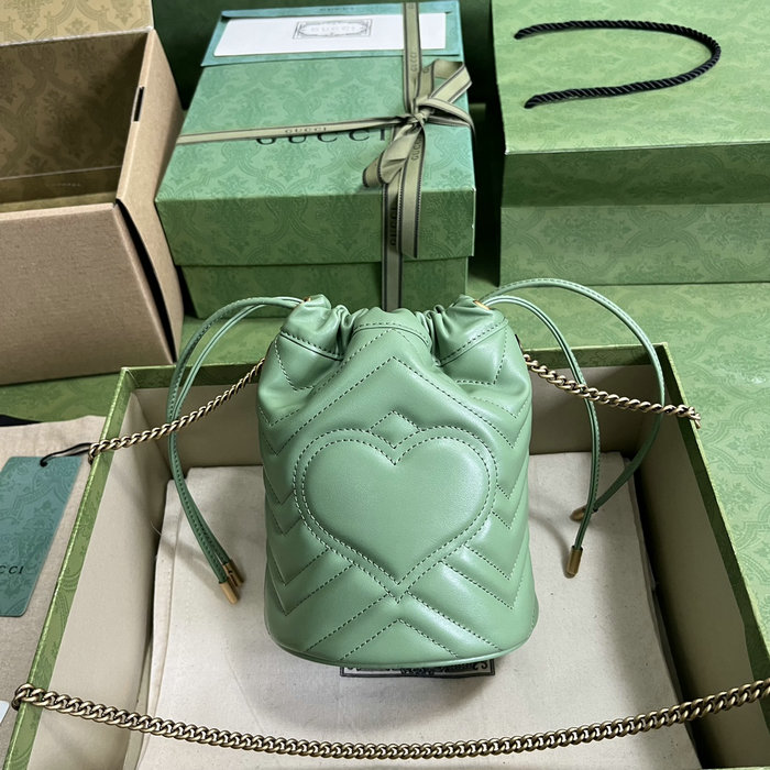 Gucci GG MARMONT MINI BUCKET BAG 575163