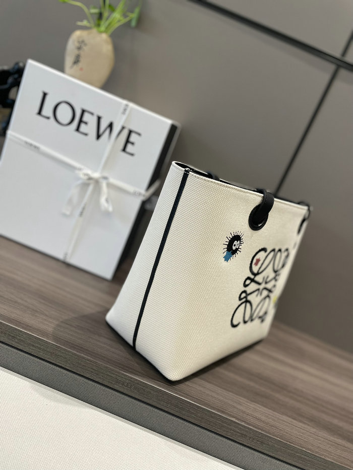 Loewe Anagram Tote Bag Black L062186