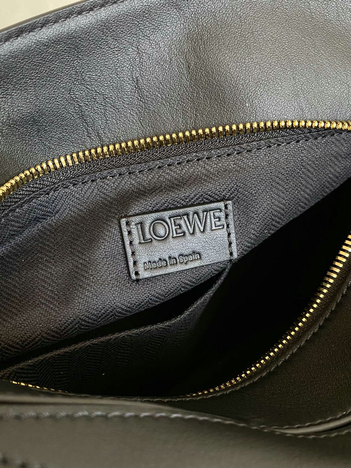 Loewe Small Puzzle Edge Leather Bag Black L51021