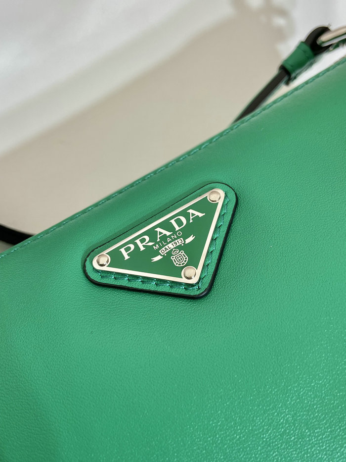 Prada Triangle leather bag Green 2VH155