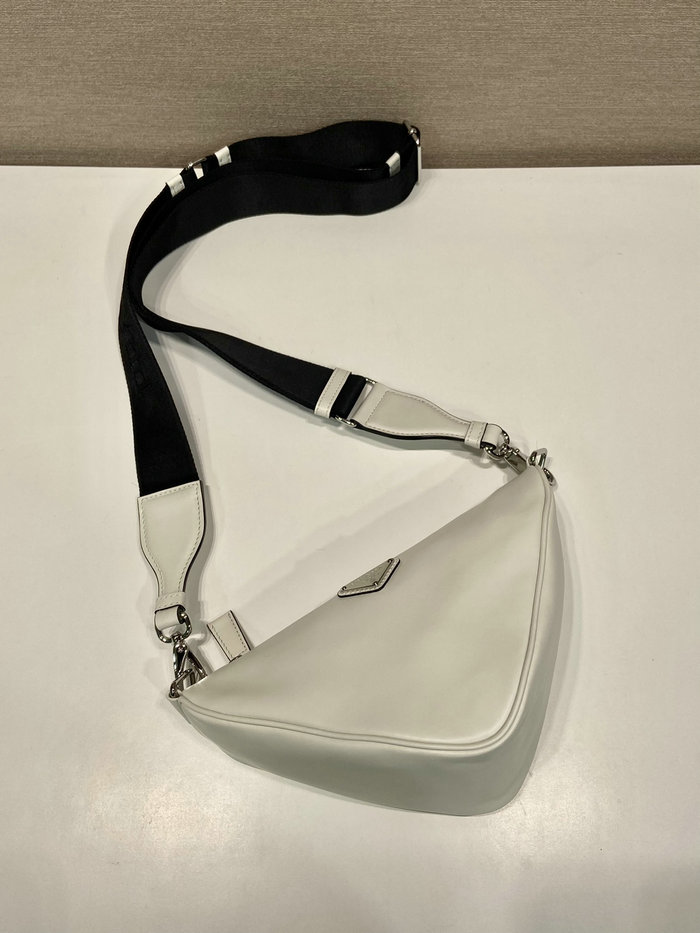 Prada Triangle leather bag White 2VH155