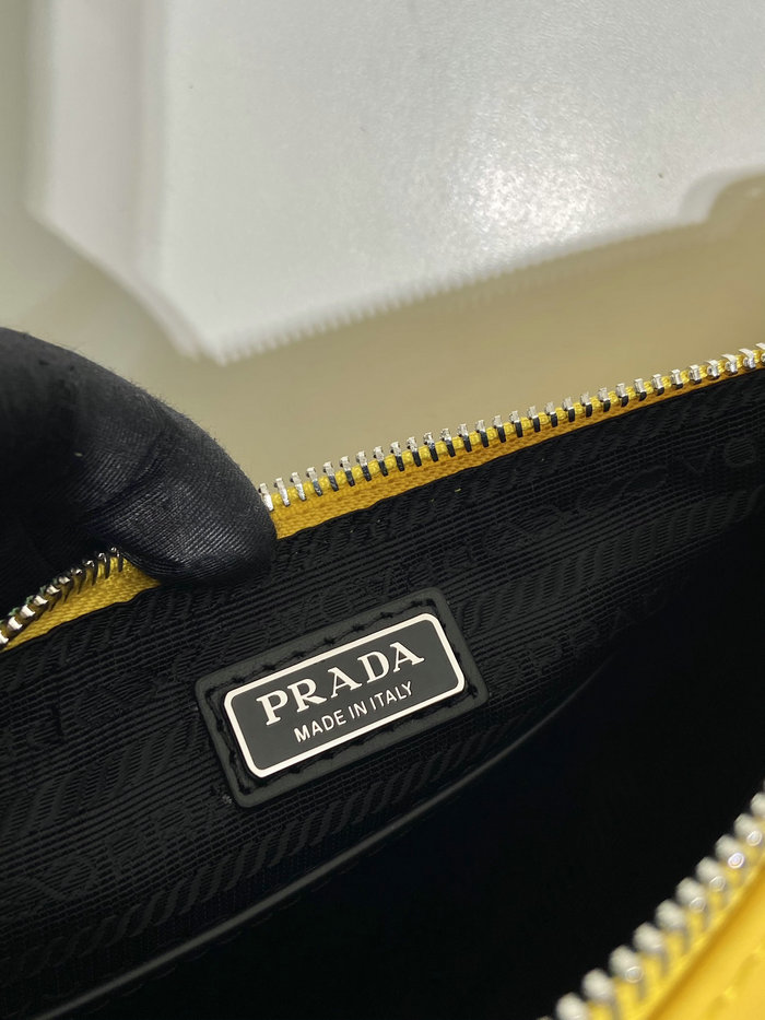 Prada Triangle leather bag Yellow 2VH155