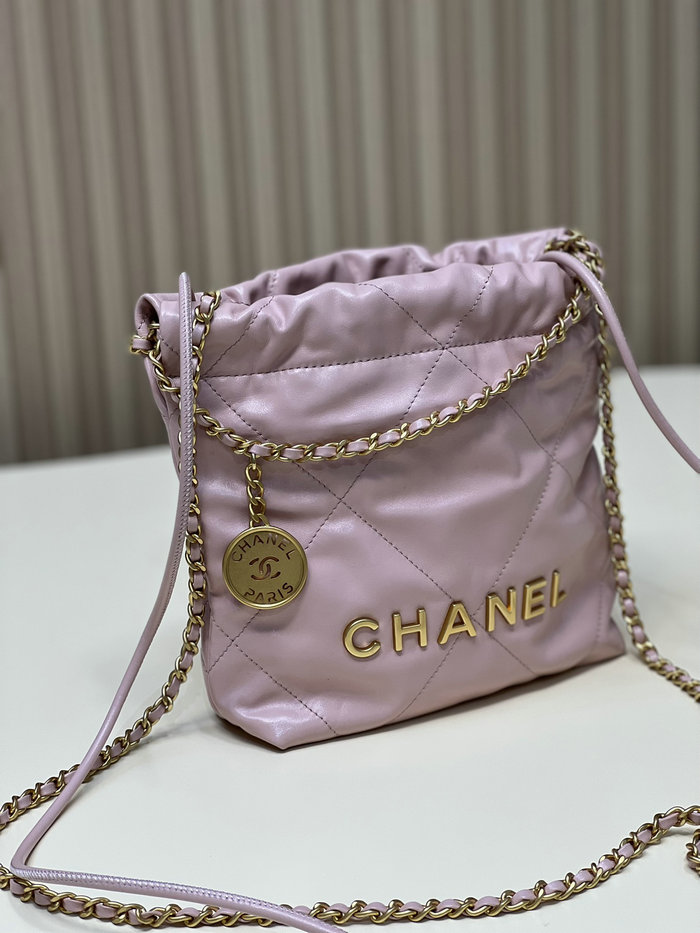 Chanel 22 Mini Handbag Pink AS3980