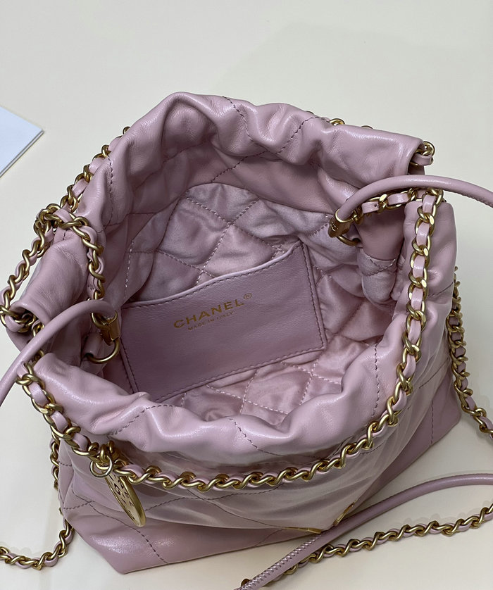 Chanel 22 Mini Handbag Pink AS3980