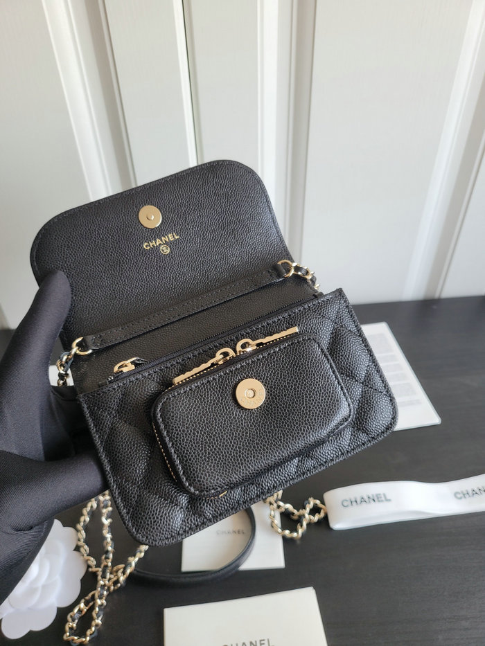 Chanel Caviar Business Affinity Clutch AP04103