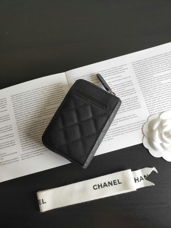 Chanel Grained Calfskin Coin Wallet AP1650