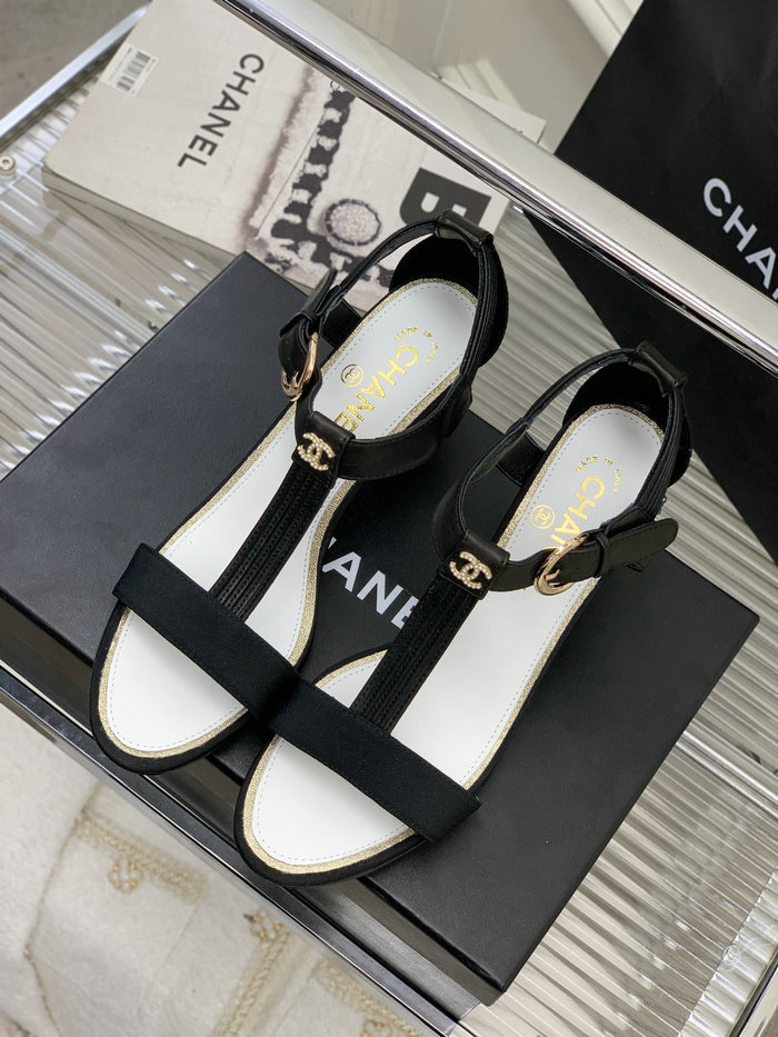 Chanel Mid Heel Sandals CS04111