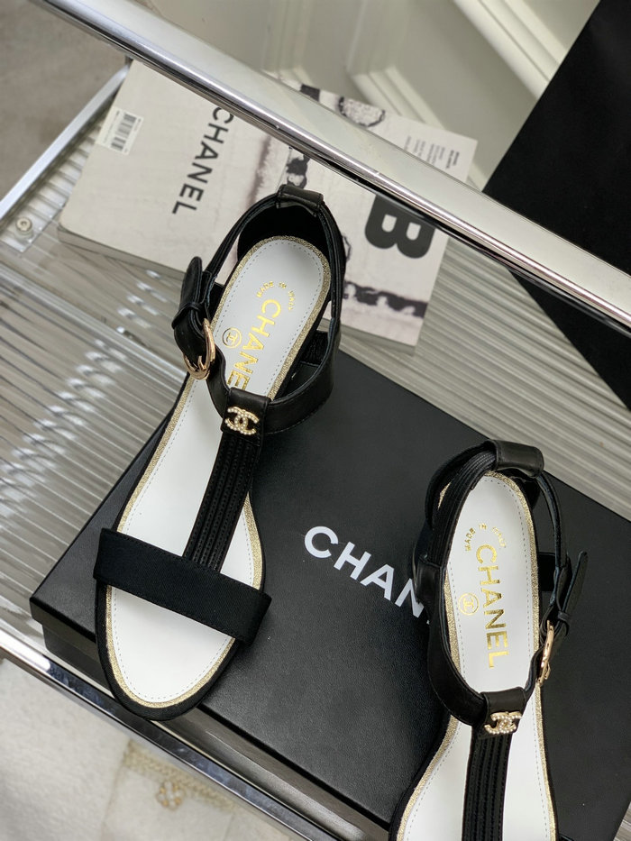 Chanel Mid Heel Sandals CS04111