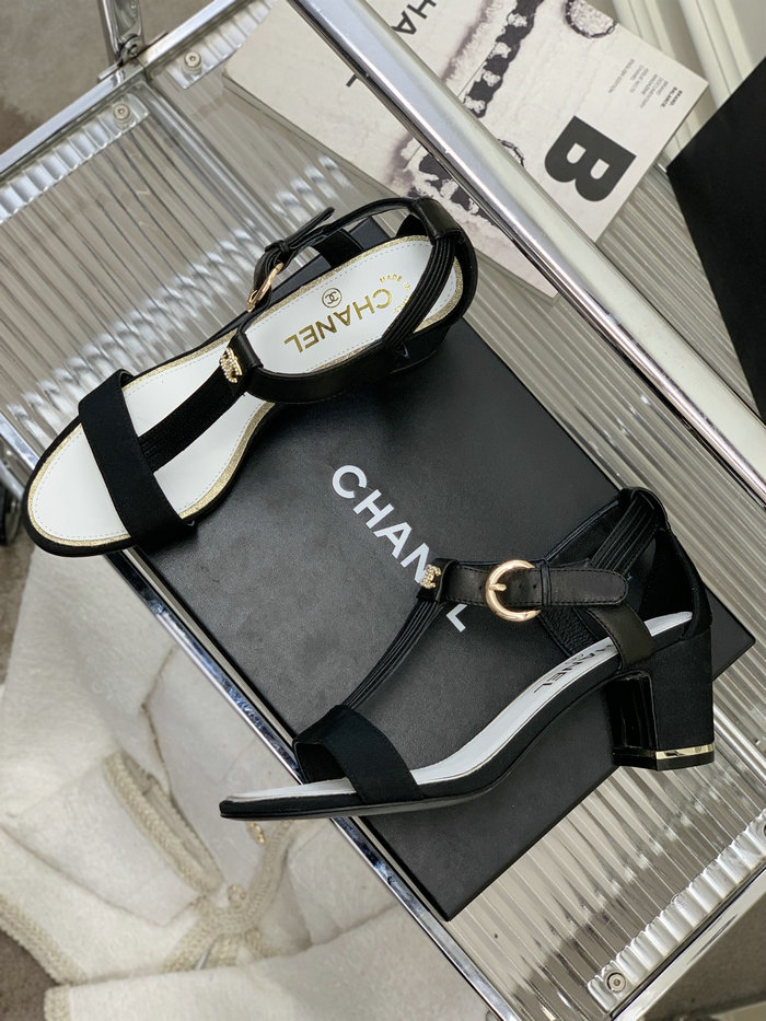 Chanel Mid Heel Sandals CS04111