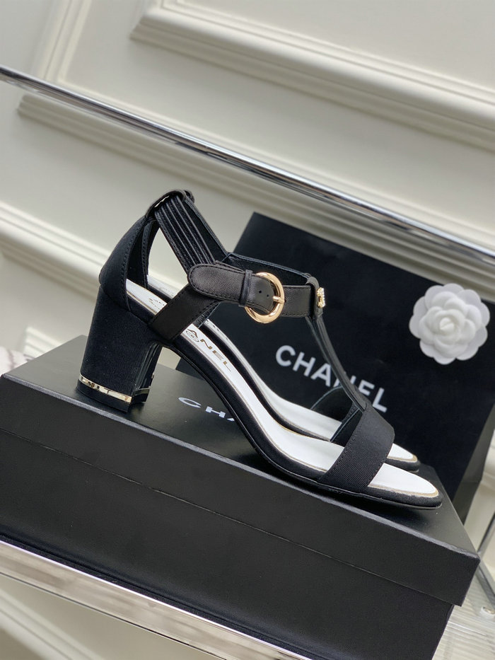 Chanel Mid Heel Sandals CS04111