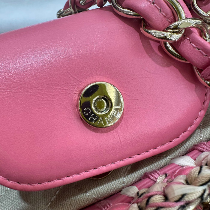 Chanel Small Shopping Bag Pink AS3689