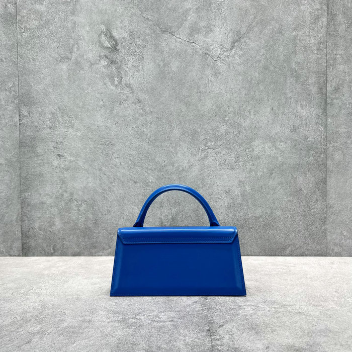 Jacquemus Calfskin Le Chiquito Long Handbag Blue J2053