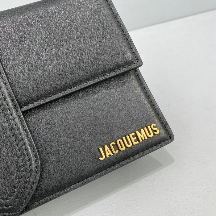 Jacquemus Le Bambino Calfskin Handbag Black JM2056