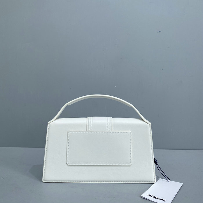 Jacquemus Le Bambino Calfskin Handbag White JM2056