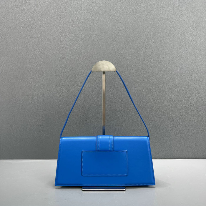 Jacquemus Le Bambino Long Calfskin shoulder bag Blue JB2036