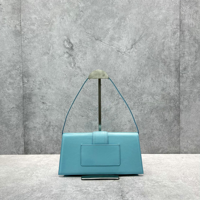 Jacquemus Le Bambino Long Calfskin shoulder bag Light Blue JB2036