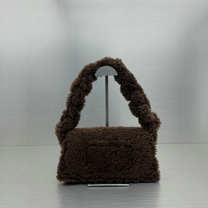 Jacquemus Le Bambino Long Wool Bag Brown JW2036