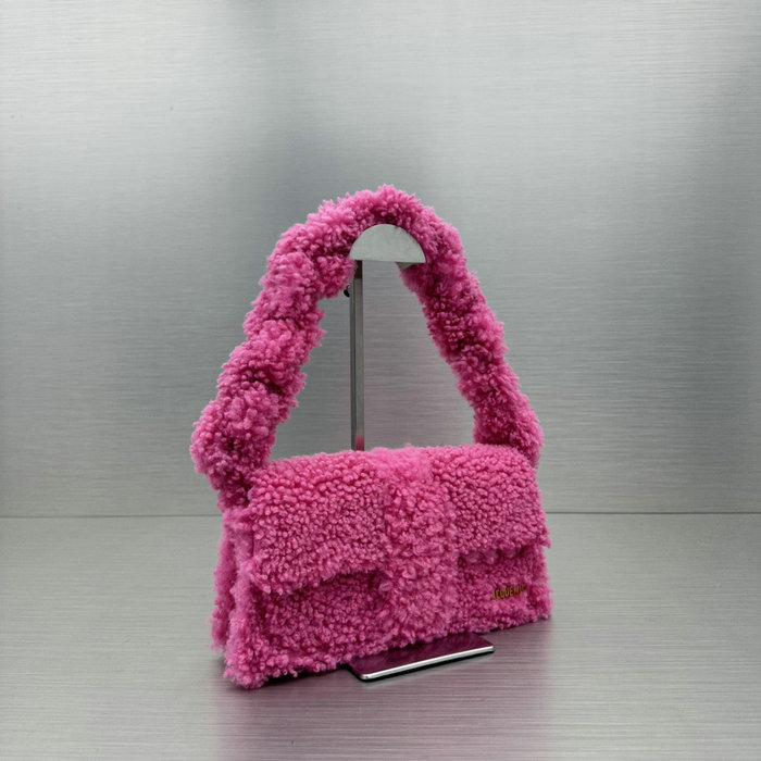 Jacquemus Le Bambino Long Wool Bag Pink JW2036