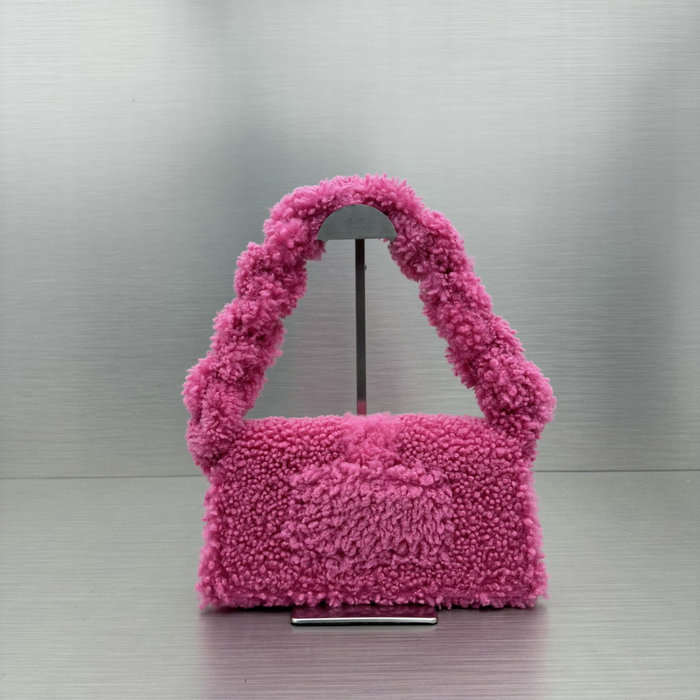 Jacquemus Le Bambino Long Wool Bag Pink JW2036