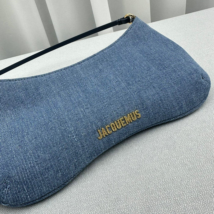 Jacquemus Le Bisou Horsehair shoulder bag Blue J2089