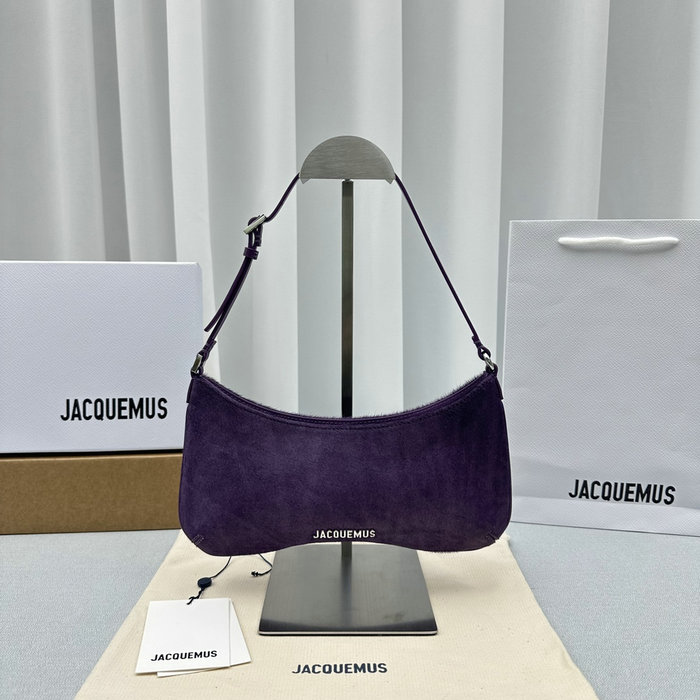 Jacquemus Le Bisou Horsehair shoulder bag Purple J2089