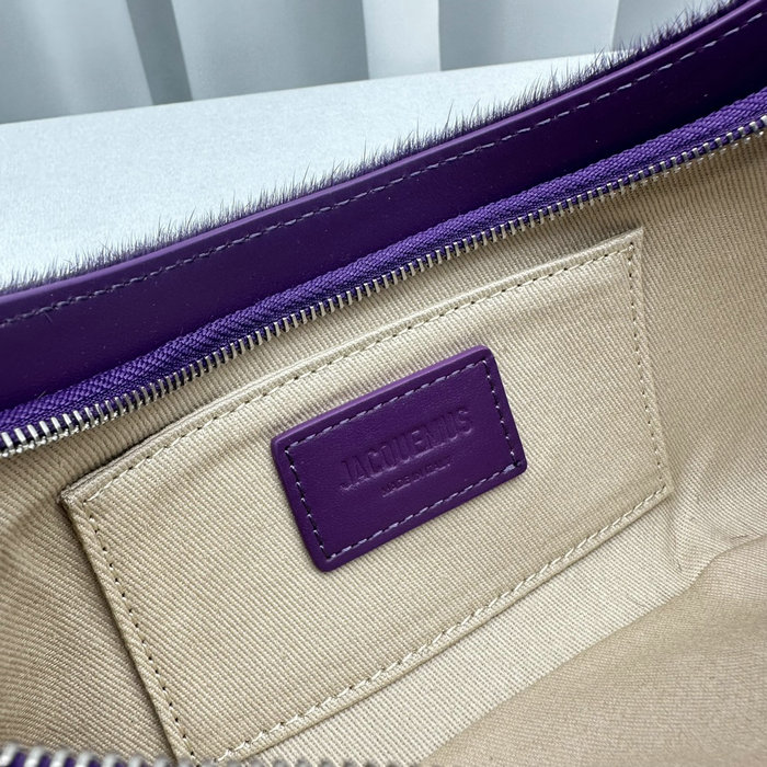 Jacquemus Le Bisou Horsehair shoulder bag Purple J2089