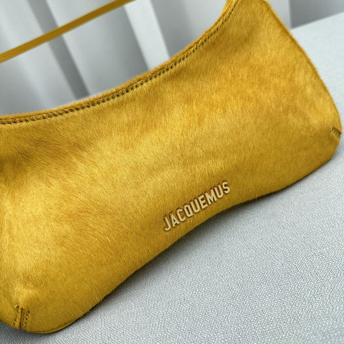 Jacquemus Le Bisou Horsehair shoulder bag Yellow J2089