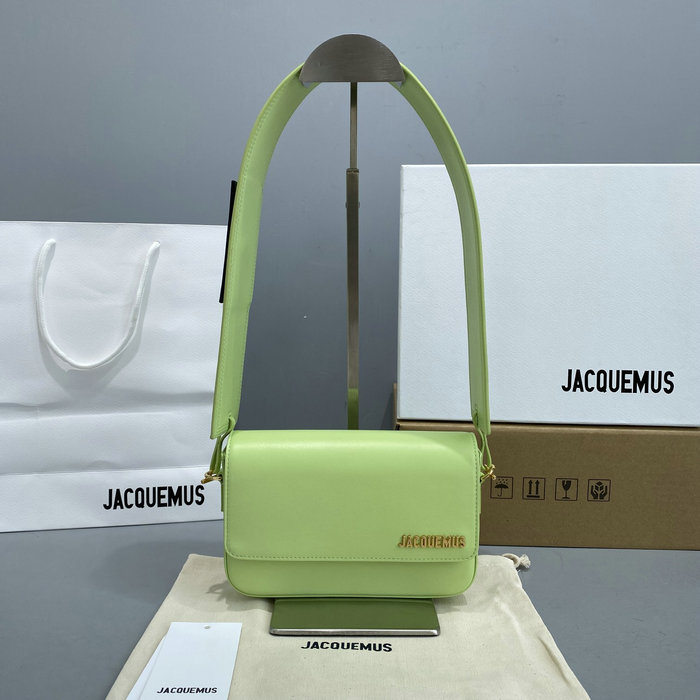 Jacquemus Le Carinu Logo-plaque Shoulder Bag Green J2038