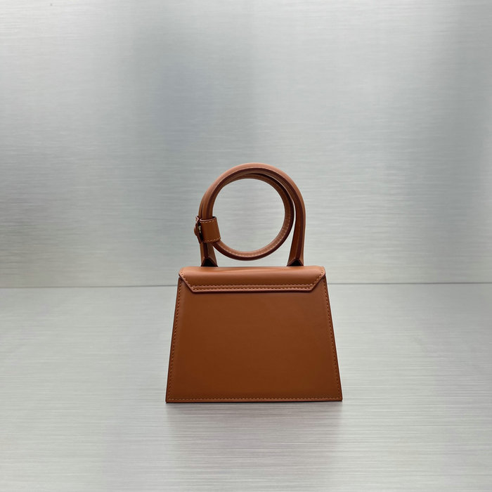 Jacquemus Le Chiquito Noeud Coiled Handbag Brown J2023