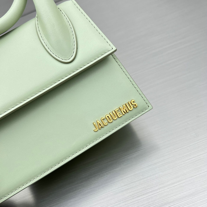 Jacquemus Le Chiquito Noeud Coiled Handbag Light Green J2023