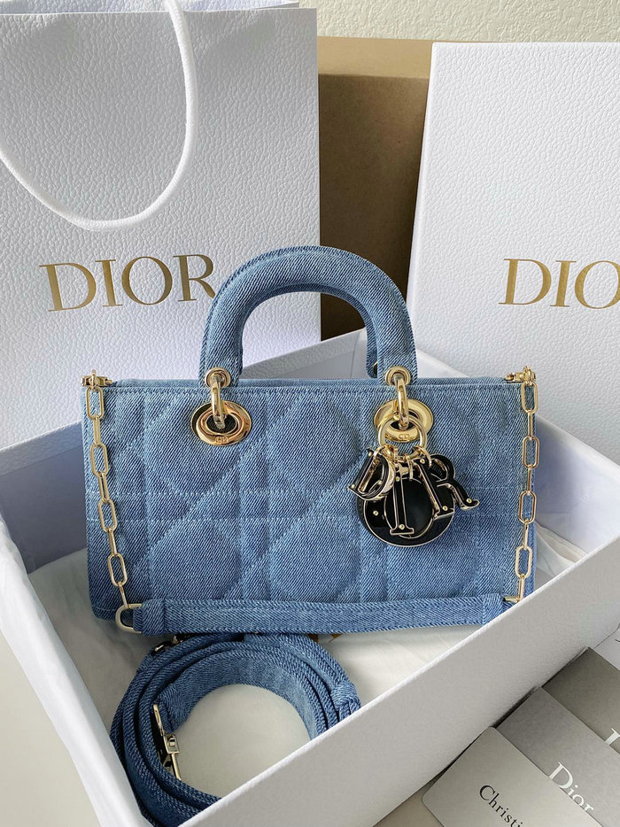 LADY Denim D-JOY BAG Blue DL3380