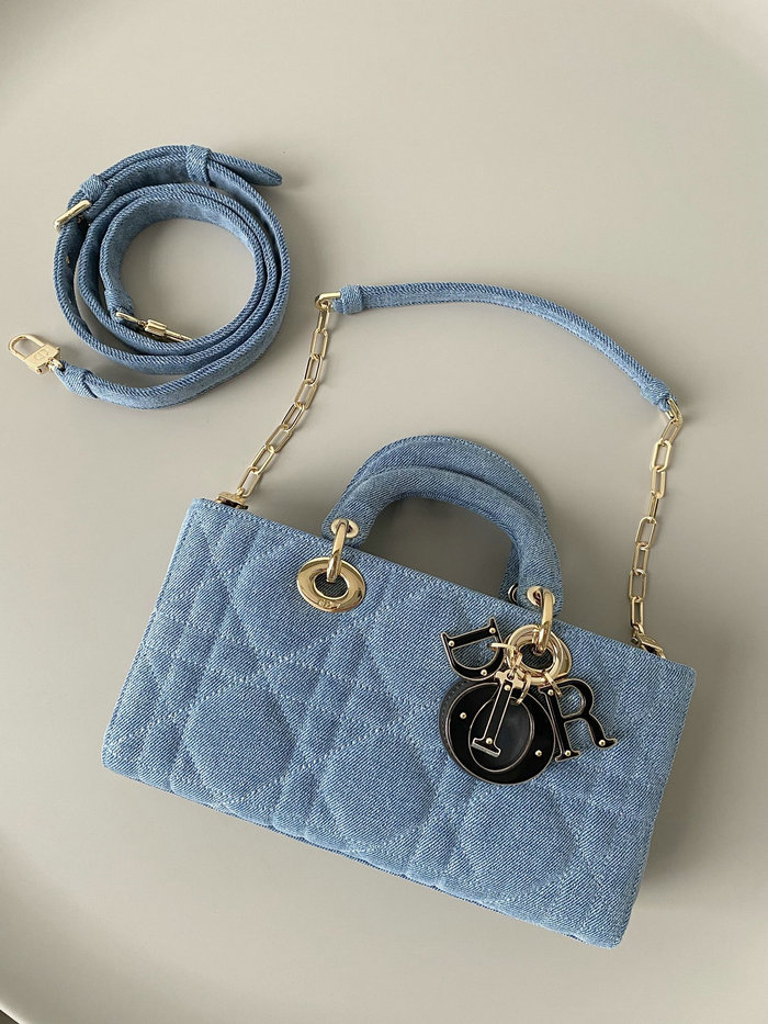 LADY Denim D-JOY BAG Blue DL3380