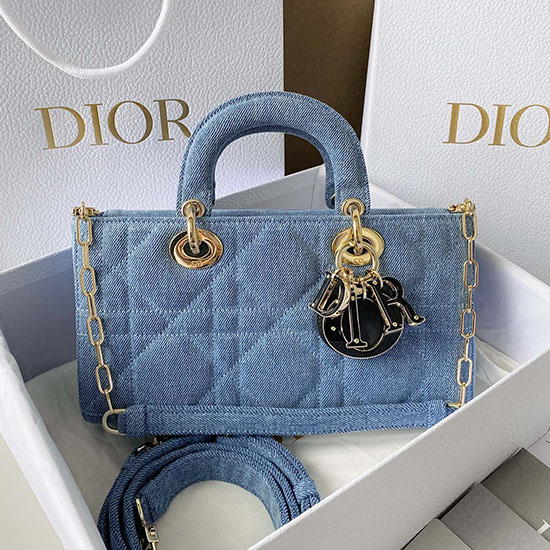 LADY Denim D-JOY BAG Blue DL3380