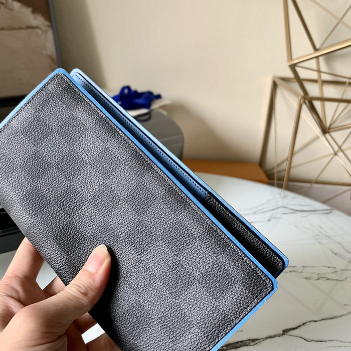 Louis Vuitton Brazza Wallet Blue N63254