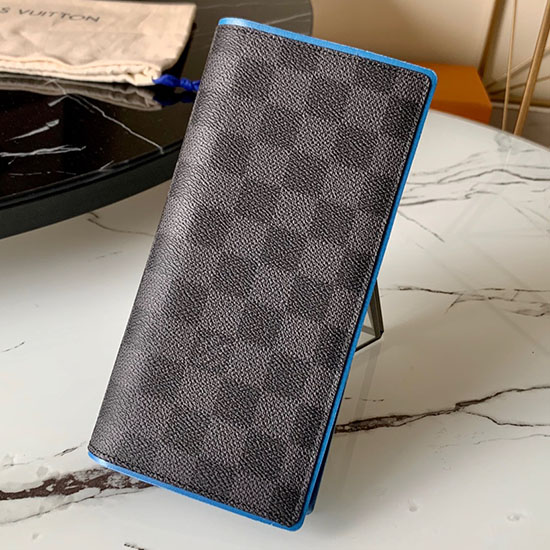 Louis Vuitton Brazza Wallet Blue N63254