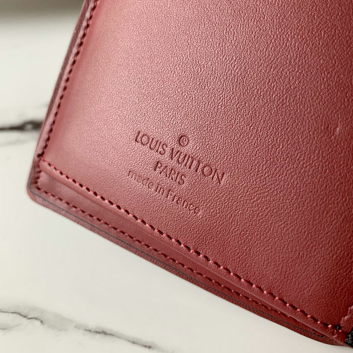 Louis Vuitton Brazza Wallet Red N63254