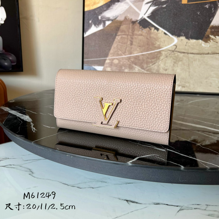 Louis Vuitton Capucines Wallet Galet M61249