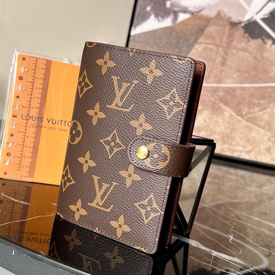 Louis Vuitton Monogram Canvas Small Ring Agenda Cover R20005