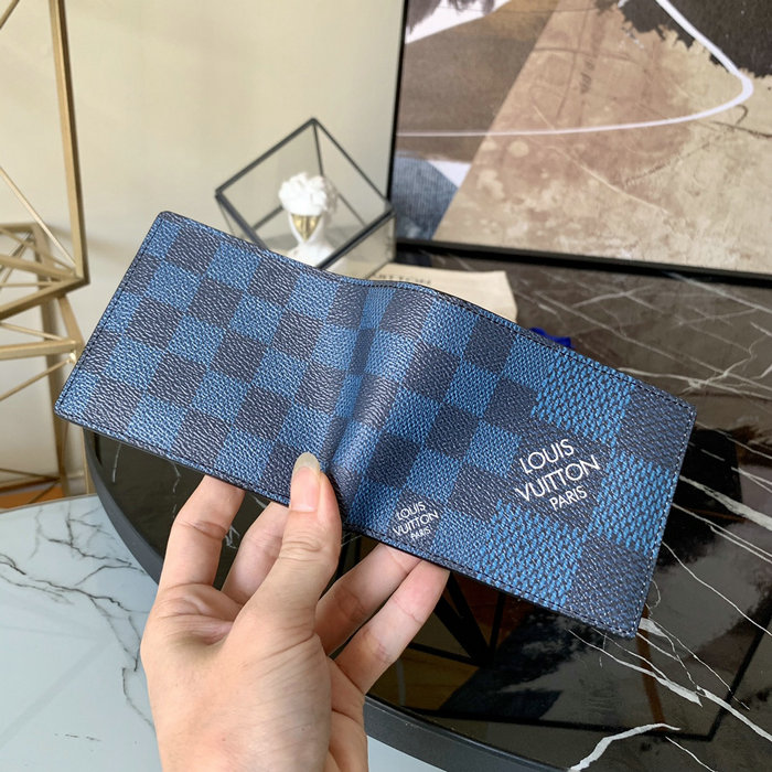 Louis Vuitton Multiple Wallet Blue N60434