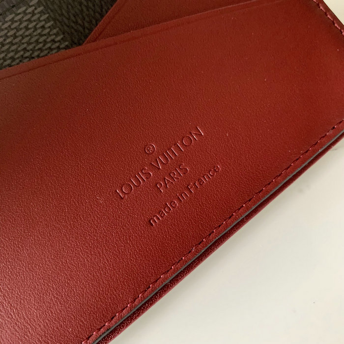 Louis Vuitton Pocket Organizer Red N63257