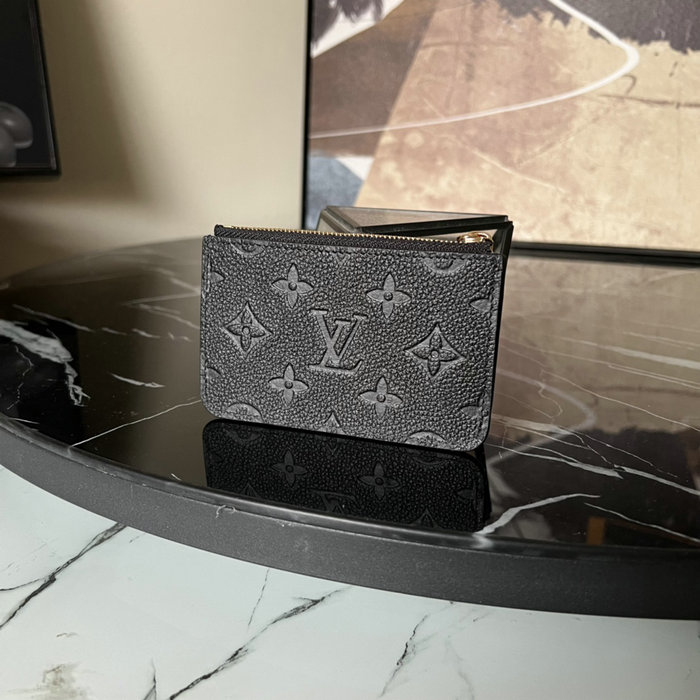 Louis Vuitton Romy Card Holder Black M82044